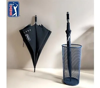 PGA 75 자동 무지 2칼라 장우산