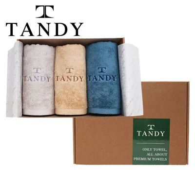 탠디 프리미엄패키지 40수코마사 세면타올 3매세트