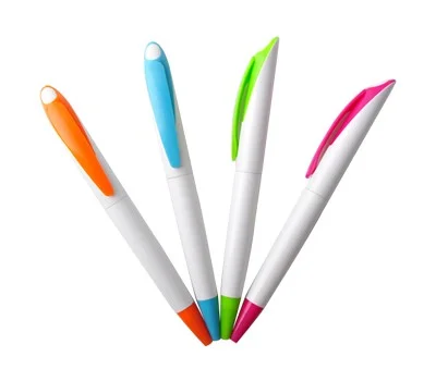 돌핀 화이트 볼펜 1.0mm