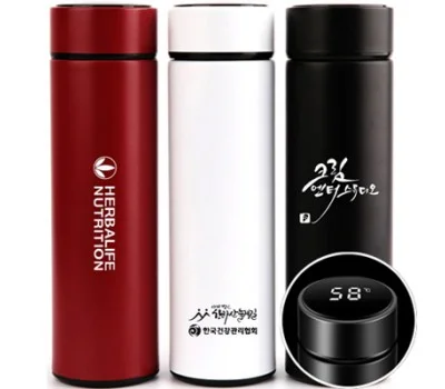 LED터치 온도표시 스마트텀블러 보온보냉 500ml