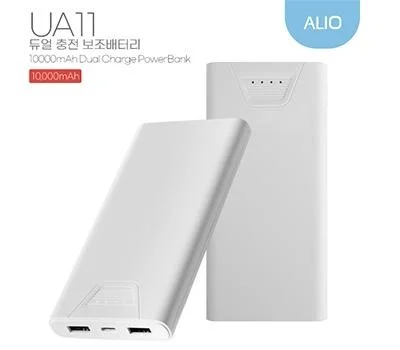 ALIO UA11 10000mAh 보조배터리(듀얼충전)
