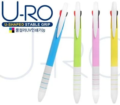 유로3색 4링파스텔볼펜