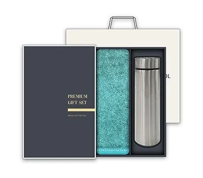 송월타올 뱀부200g 온도계텀블러500ml 프리미엄세트