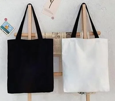 모모카멜 포켓 웨빙 무지 에코백 33x36x5cm