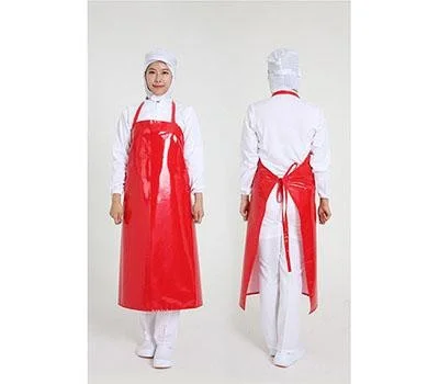 단면코팅앞치마 칠부 목끈형