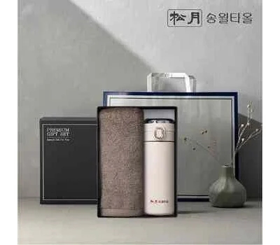 송월 뉴컬러무지 원터치온도텀블러 선물 세트