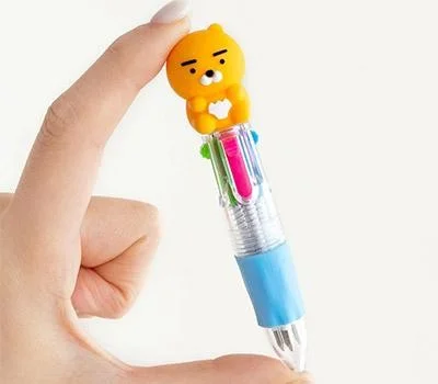 카카오프렌즈 미니 피규어 4색 볼펜