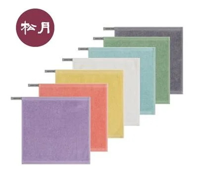 송월 30수 컬러 고리 핸드타월