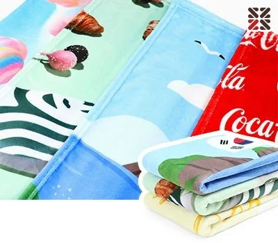 맞춤주문제작 극세사 전사담요 중형,특대