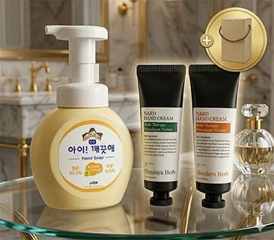 아이깨끗해 핸드워시 Nard 핸드크림 세트