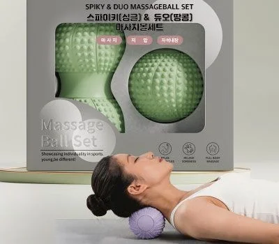 마사지볼세트 스파이키싱글 듀오땅콩